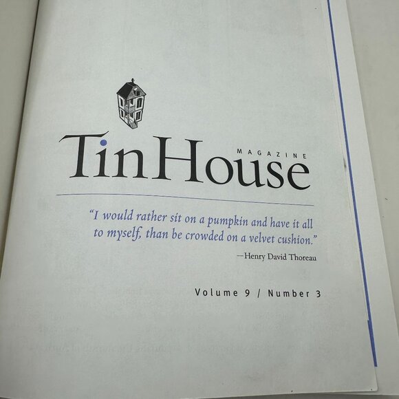 Tin House Magazine Volume 9 Number 3 Off The Grid Literature & Poetry - Picture 3 of 5